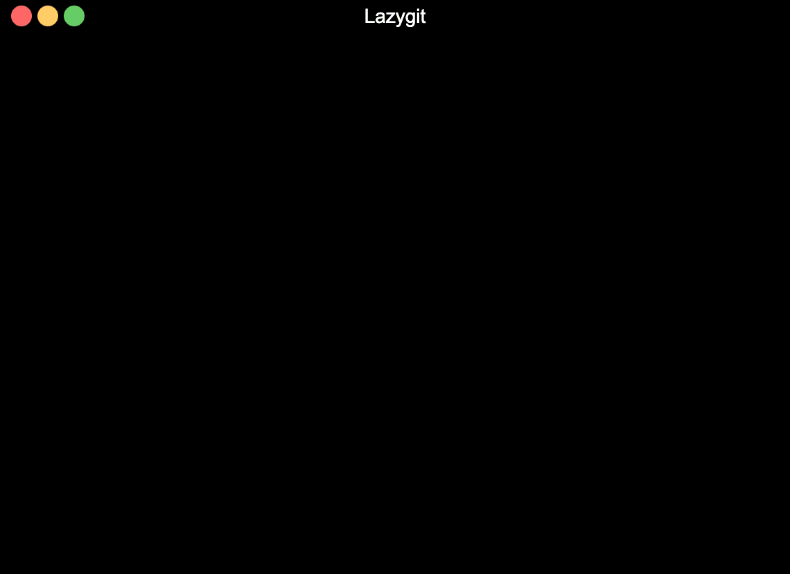 Интерфейс lazygit для добавления изменений, коммитов и отправки
